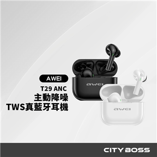 AWEI T29 ANC  主動降噪 TWS真藍牙耳機